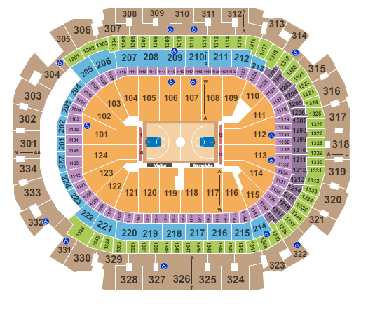 American Airlines Center Seat Map Mavericks Basketball