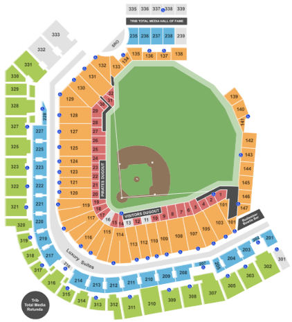  PNC Park Seating Chart