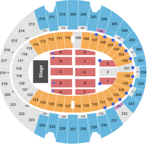 The Forum Seat Map 