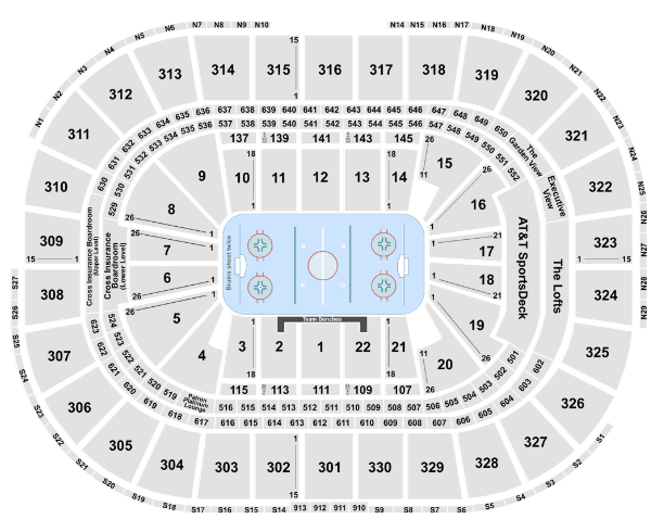 TD Garden Seat Map Bruins Hockey