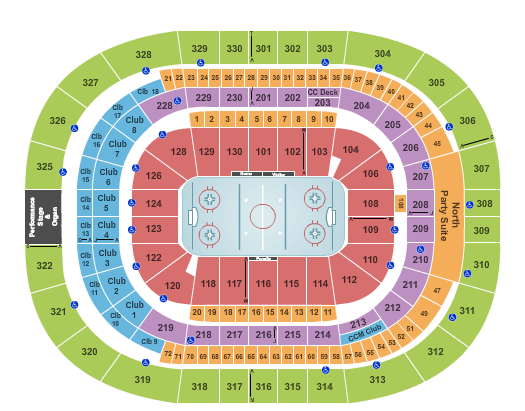 Amalie Arena Seat Map Hockey