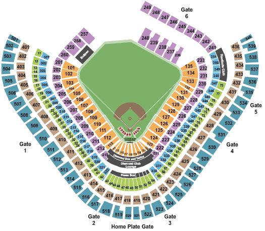 Angel Stadium Seating chart