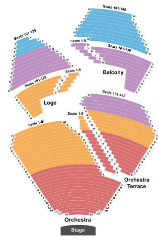  Segerstrom Hall Seating chart