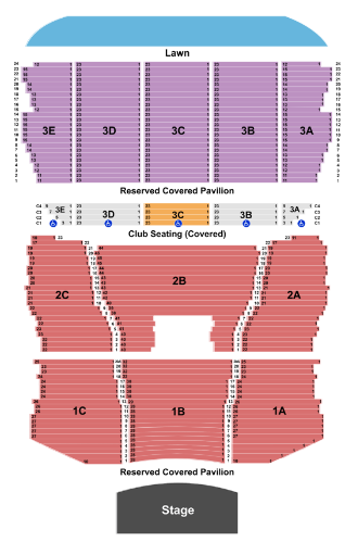  Bank of New Hampshire Pavilion Seating chart
