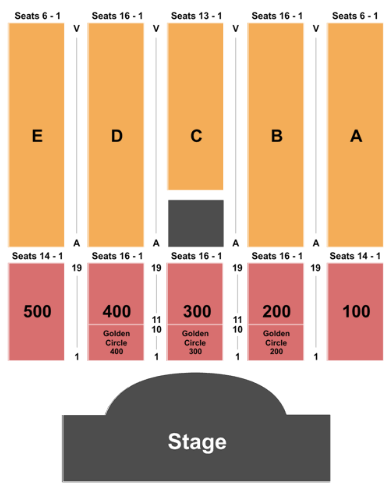 Seating Chart For Borgata Event Center