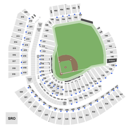  Great American Ball Park Seating Chart