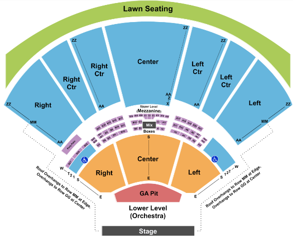  Hollywood Casino Amphitheatre – MO Seating Chart
