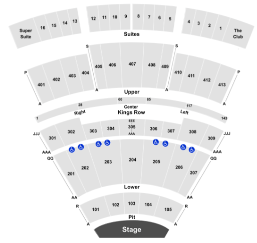  The Theatre at Grand Prairie Seating Chart