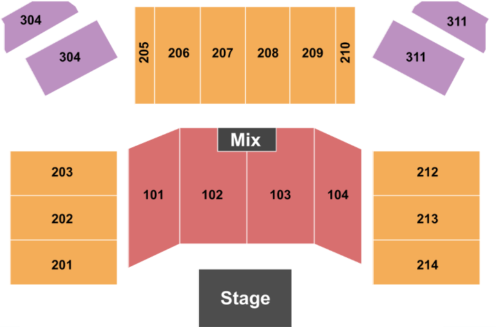  Mark G. Etess Arena Seating Chart