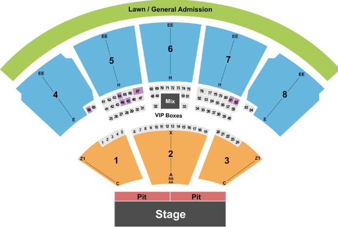 iTHINK Financial Amphitheatre Seating Chart