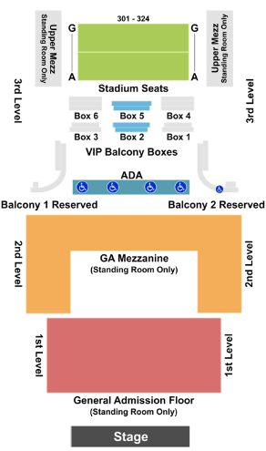  House of Blues Boston Seating Chart