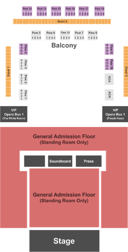  House of Blues Myrtle Beach Seating Chart