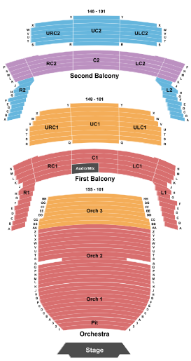  Bass Concert Hall Seating Chart