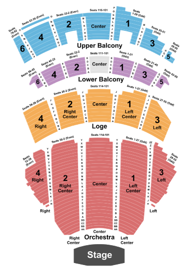  Beacon Theatre Seating Chart