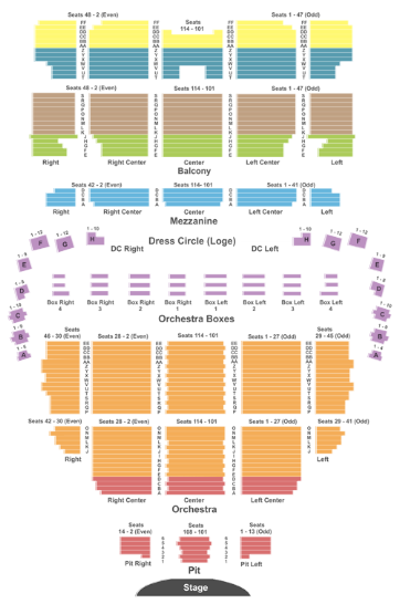 Boch Center - Wang Theater Tickets with No Fees at Ticket Club