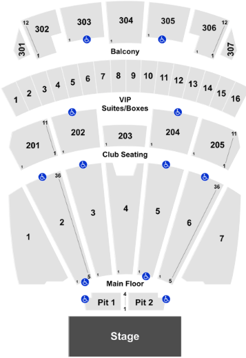 Comerica Seating Chart