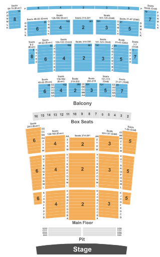  Detroit Opera House Seating Chart