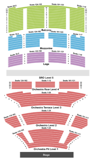 Fox Theater Oakland Seating Chart Loge