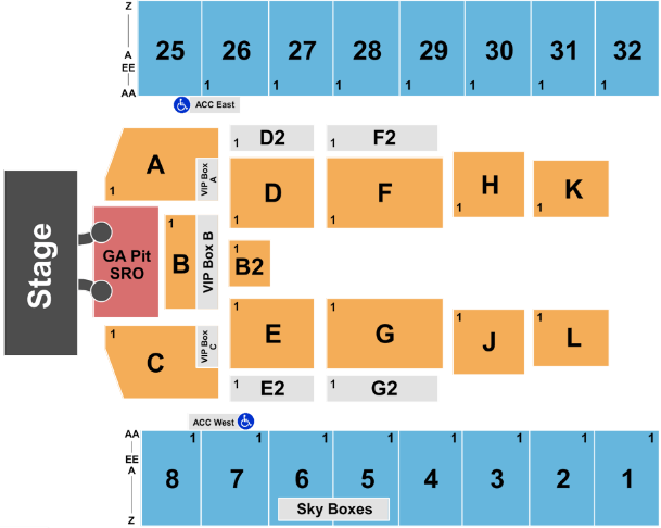  Hersheypark Stadium Seating chart