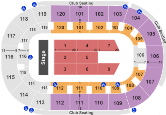  Hertz Arena seating chart