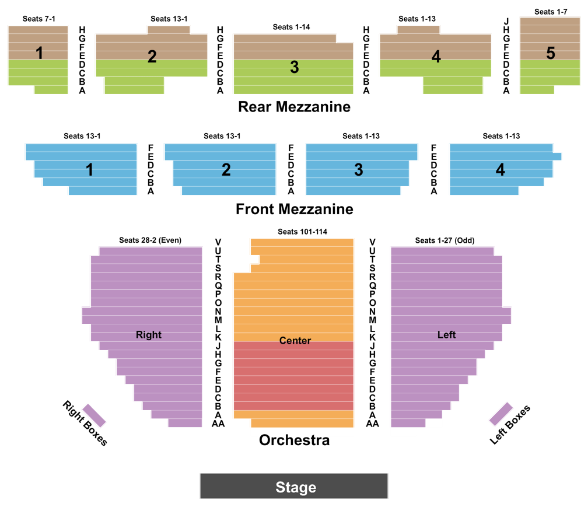 Imperial Theatre Seating Chart