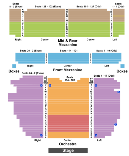  Lunt-Fontanne Theatre Seating Chart