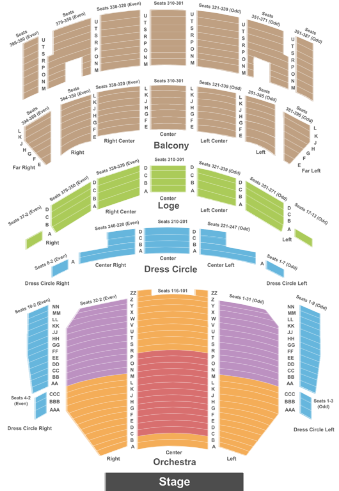  Nederlander Theatre Seating Chart