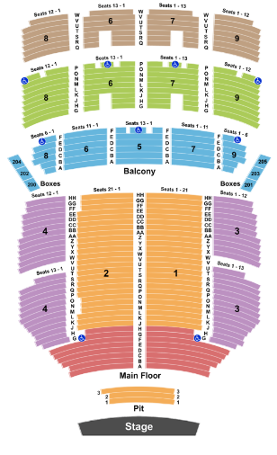 Orpheum Theater Minneapolis Seating Chart