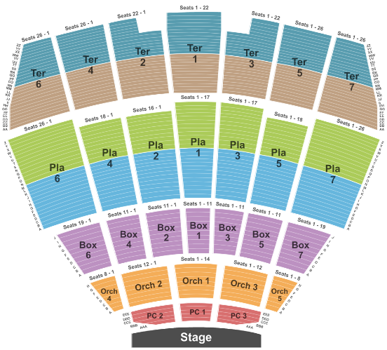  Starlight Theatre Seating Chart