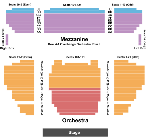  Stephen Sondheim Theatre Seating Chart