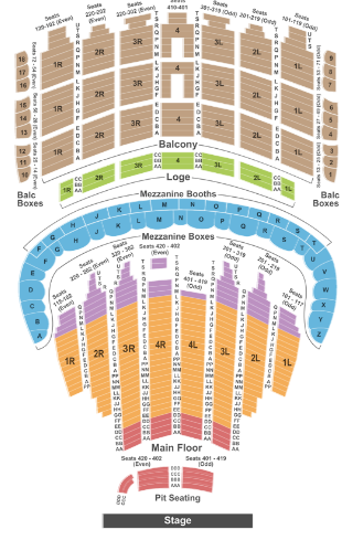  Sarofim Hall Seating Chart
