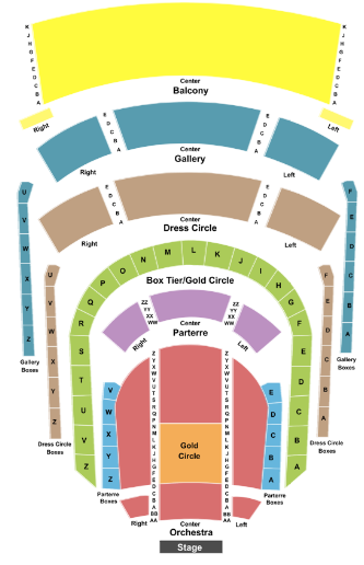 The Smith Center Seating Chart