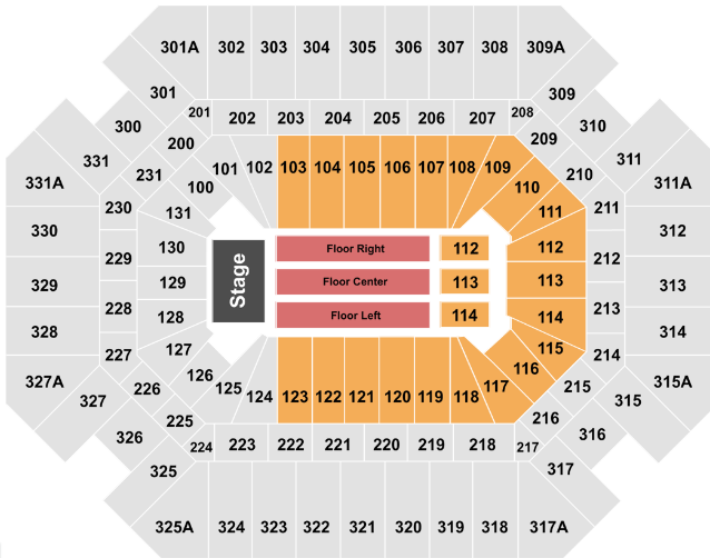  Thompson Boling Arena seating chart