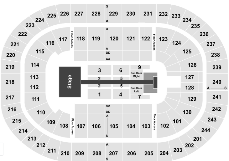  Times Union Center seating chart