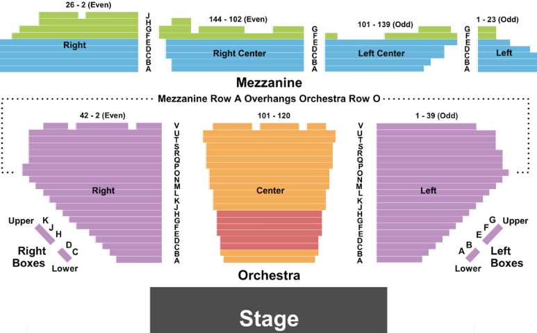  Winter Garden Theatre Seating Chart