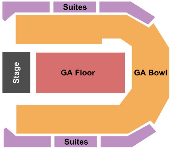  1stBank Center seating chart