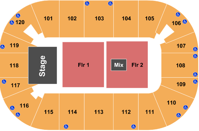  Agganis Arena seating chart