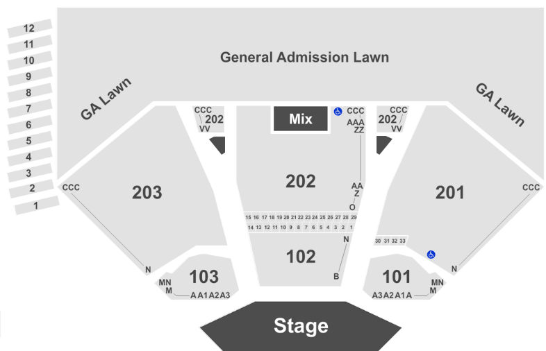 Alpine Valley Concert Seating Chart