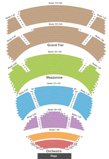  Cobb Energy Performing Arts Centre Seating Chart