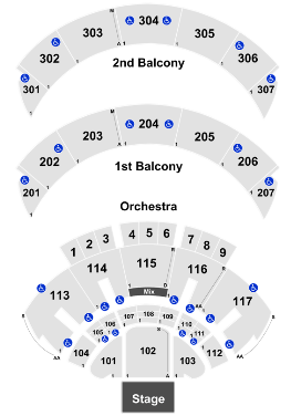  Hard Rock Live seating chart