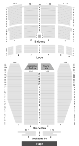 Louisville Palace Theater Seating Chart