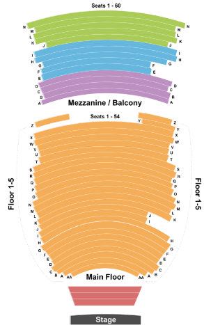  Morrison Center Seating Chart