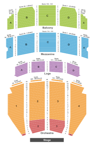  Ohio Theatre Seating Chart