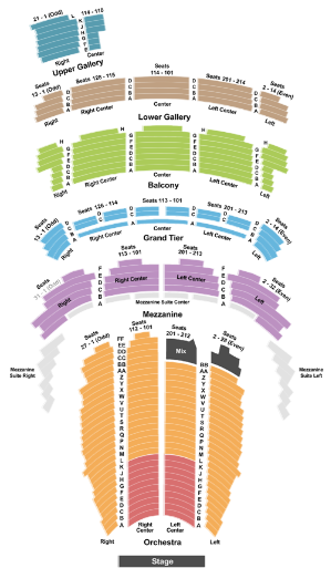  Orpheum Theatre Memphis Seating Chart