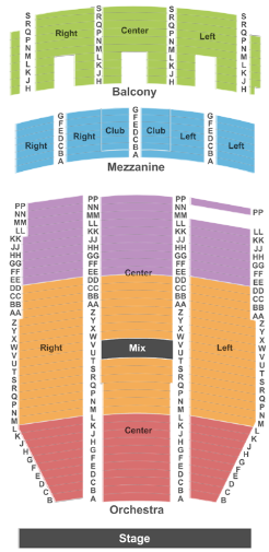 Paramount Theater Denver Co Seating Chart
