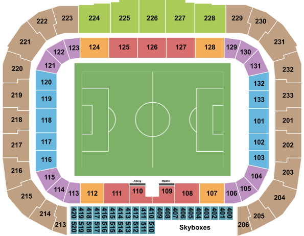  Red Bull Arena seating chart