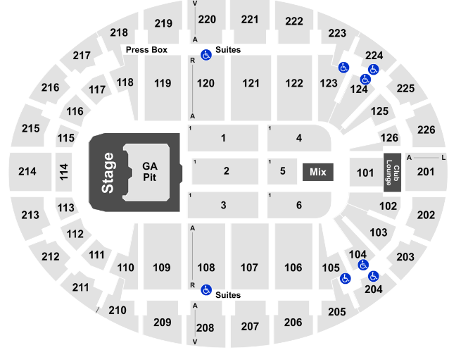  SNHU Arena seating chart
