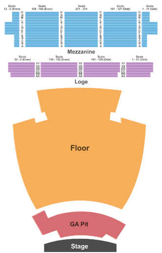  The Wiltern Seating Chart