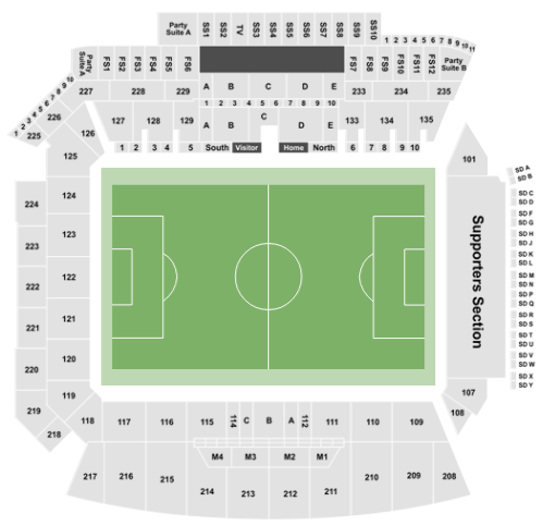 Banc of California Stadium Seating chart
