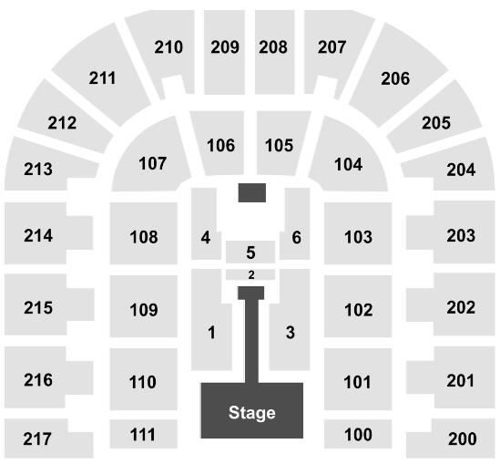  Bert Ogden Arena seating chart